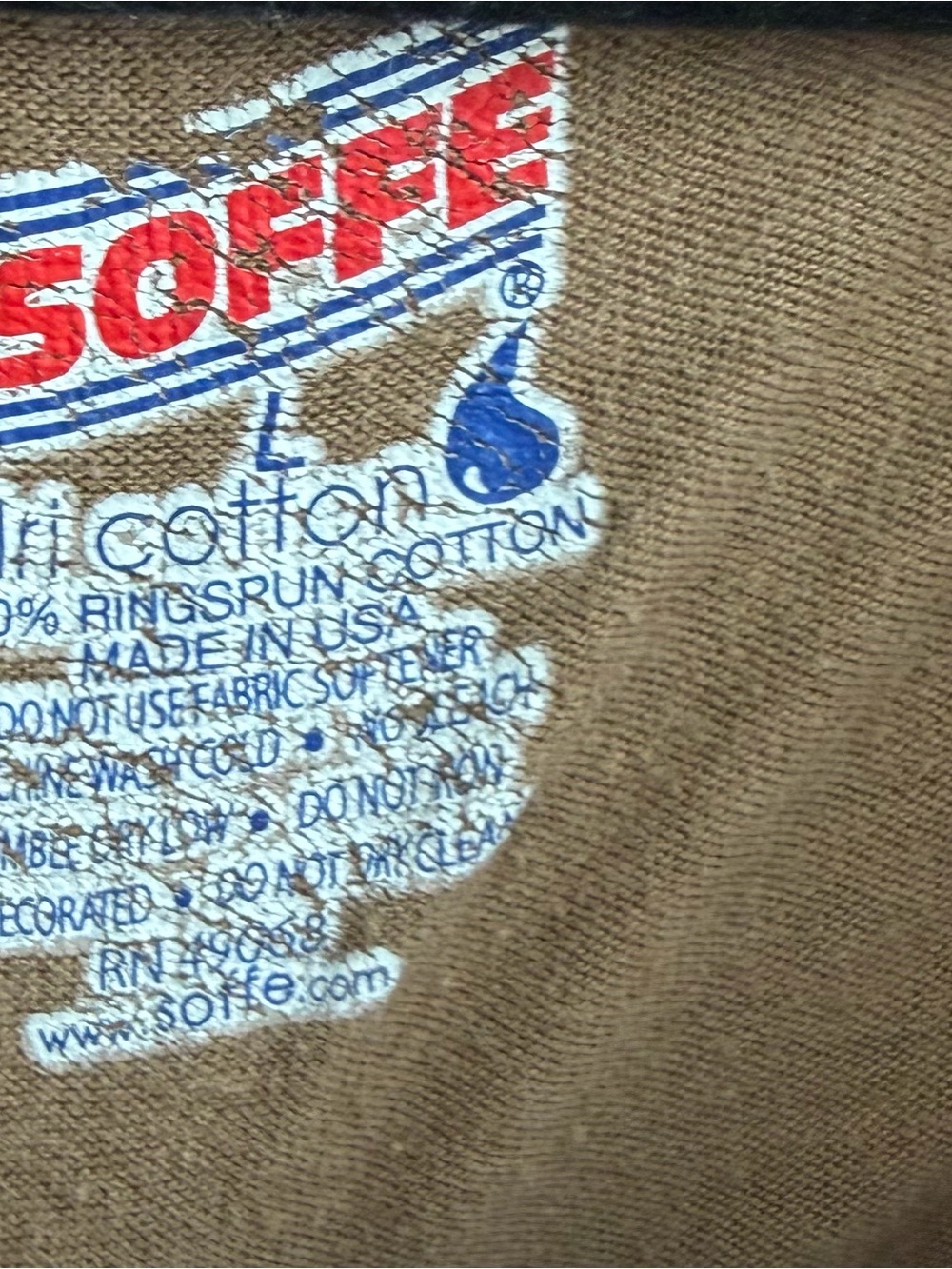 Feather Graphic T-Shirt - Brown - Picture 2 of 3